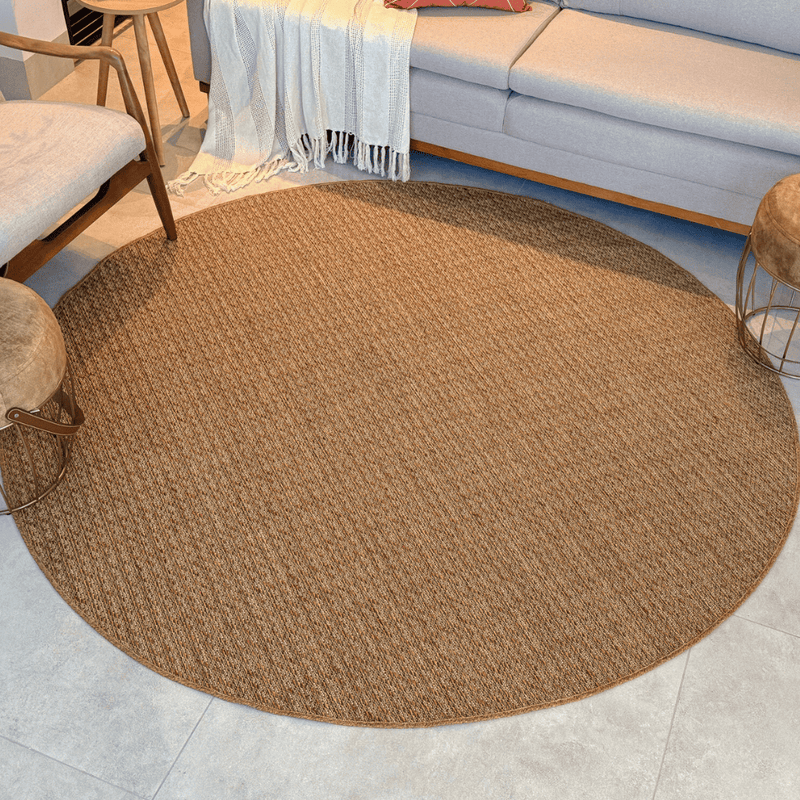 Tapete sisal Redondo Terracota - Soft Dream