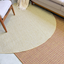 Mix And Sobreposição de Tapetes Sisal Redondo 2X2 e Retangular1.50X2.00 - Soft Dream