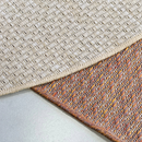 Mix And Sobreposição de Tapetes Sisal Redondo 2X2 e Retangular1.50X2.00 - Soft Dream