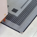 Tapete Sisal 150x200 - S-617 PRETO COM CINZA