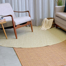 Mix And Sobreposição de Tapetes Sisal Redondo 2X2 e Retangular1.50X2.00 - Soft Dream